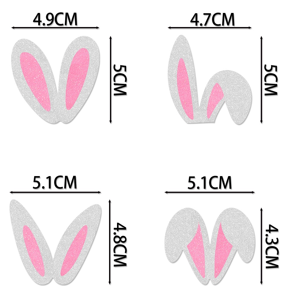 Nuevo conejo de Pascua conejo de carnaval de cumpleaños tarta de tarta de cartón