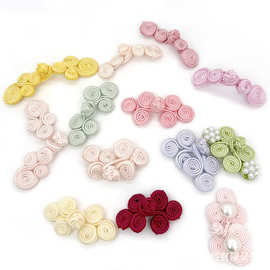 国风礼品盒装饰葫芦四轮扣子鞋子配件童装钮扣旗袍中式染色盘扣