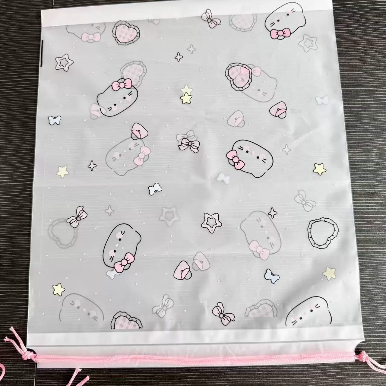 Hello Kitty, сумка для хранения, милый мешок для обуви, водонепроницаемые чехлы для обуви для выхода, на шнурке