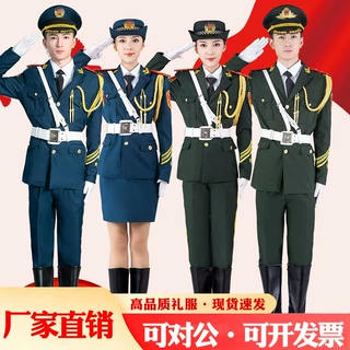 国旗班仪仗队服装学生升旗手护卫队礼服管乐队套装升旗仪式礼宾服