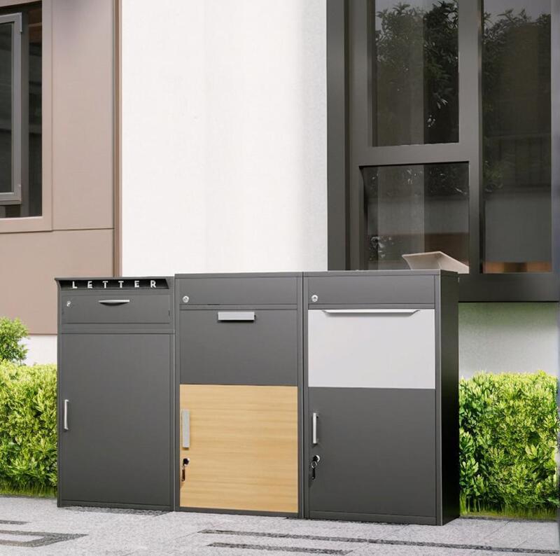 Manufacturer Customized Household Thickened Express Cabinet Outdoor Weatherproof Parcel Cabinet Door Anti-Theft Delivery Cabinet Steel