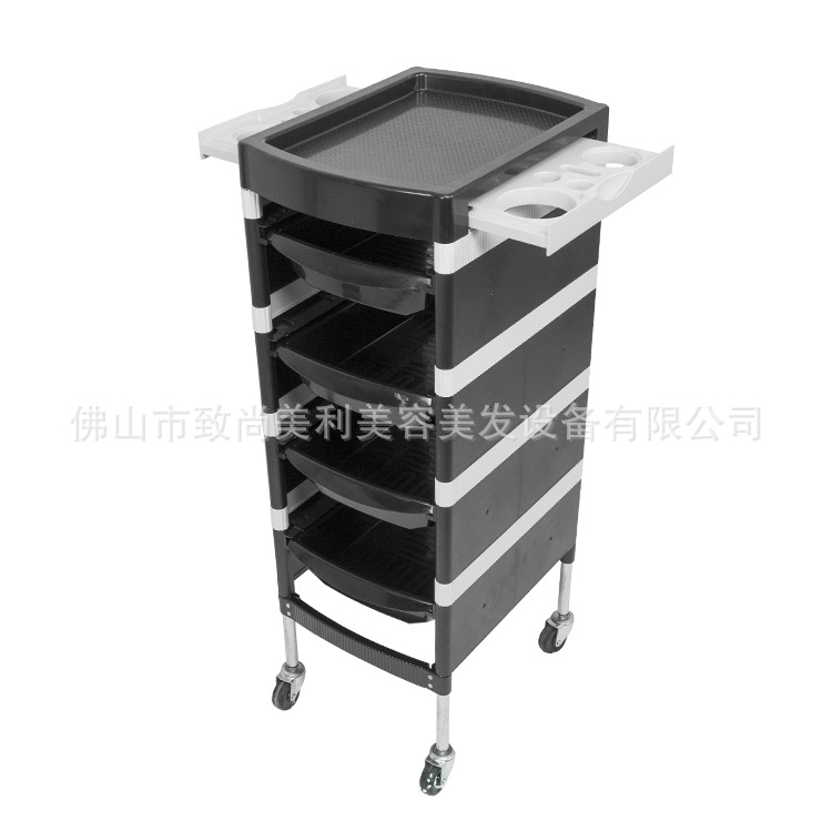 美发工具车推车染发美容推车发廊杠车美甲沐足车彩虹【跨境专供】
