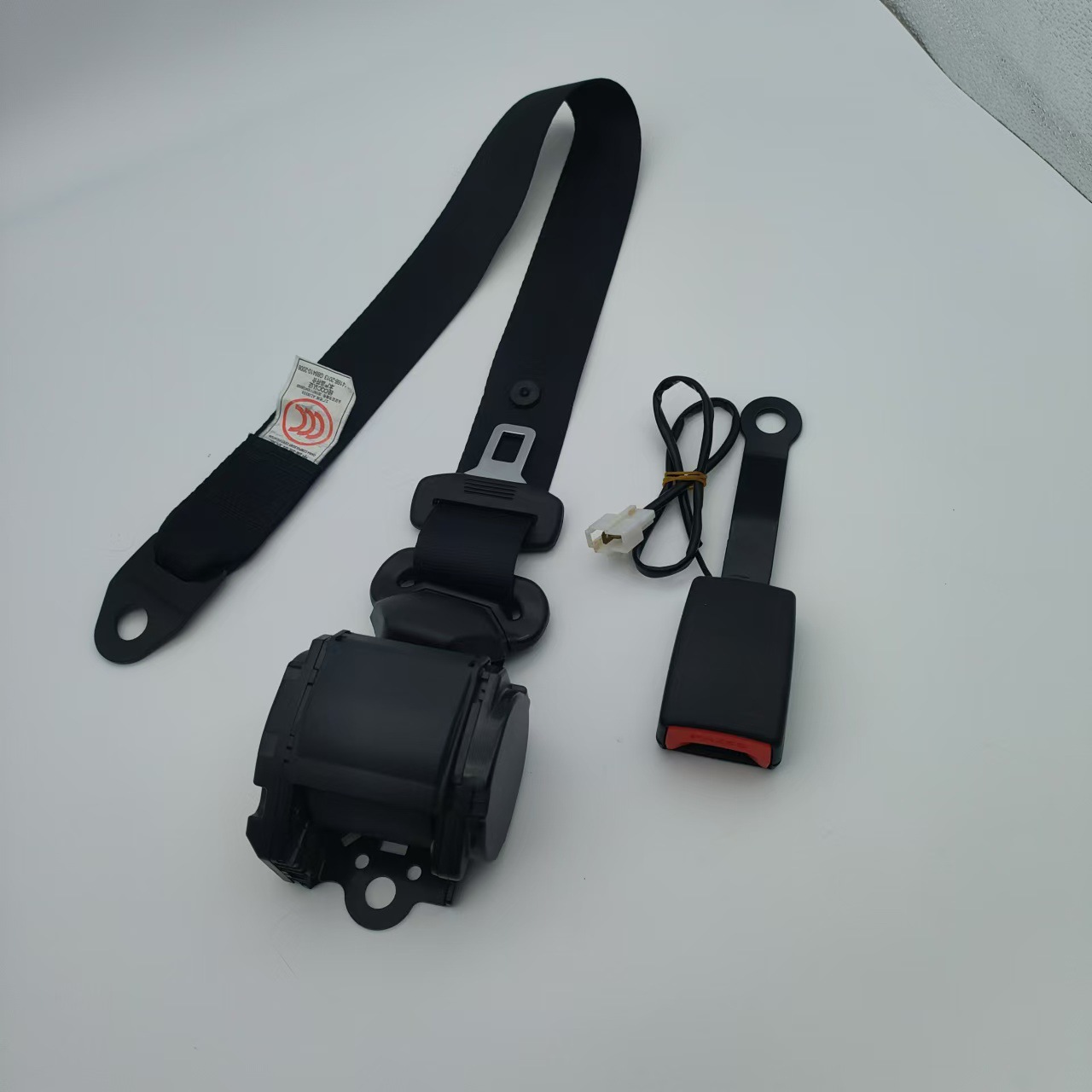 Car Seat Belt for Passenger and Cargo Vehicles, Driver and Passenger Side, Diagonal Shoulder Type, Automatic Retracting Three-Point Emergency Locking Seat Belt