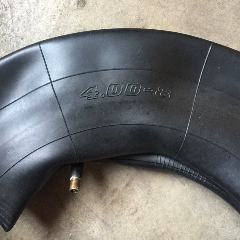 4,00-8 прямой рот натурального каучука внутренняя трубка для тележки тачки использования