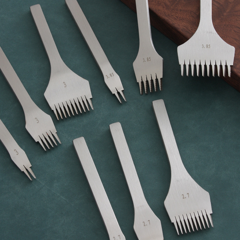 法斩10041欧斩斜平斩 63度白钢DIY皮革打斩工具 非菱斩非橄榄斩