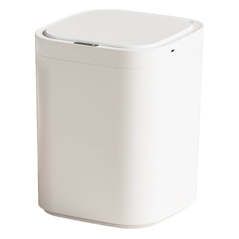 Smart Sensor Trash Can with Lid, New Living Room Trash Basket, Hand and Foot Kick, Automatic Opening Lid, Sanitary Electric Bucket