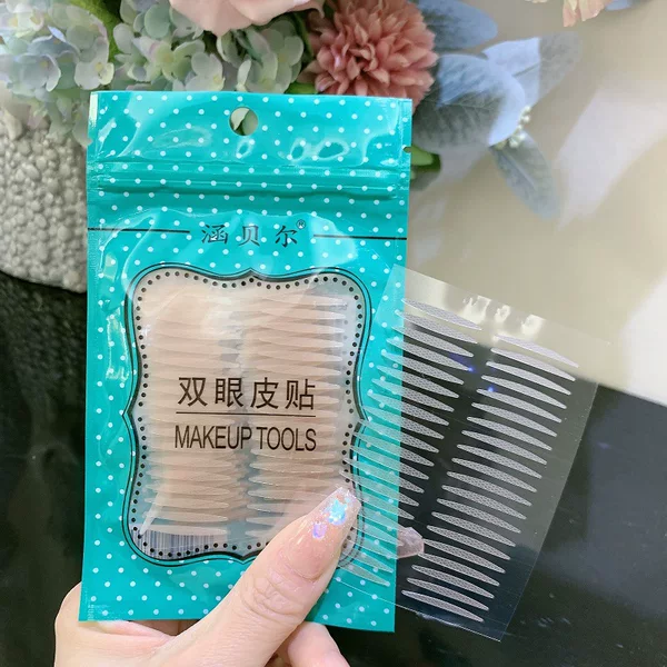 Hanbell genuine goods matte invisible swelling eye bubble inner double single eyelid double eyelid paste strong paste 10 pieces