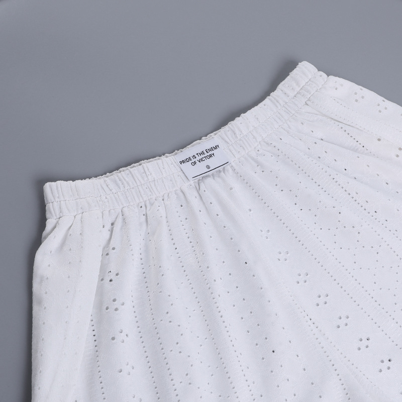 Autumn Ladies Simple Slim Fit Loose Pullover Top Shorts Set