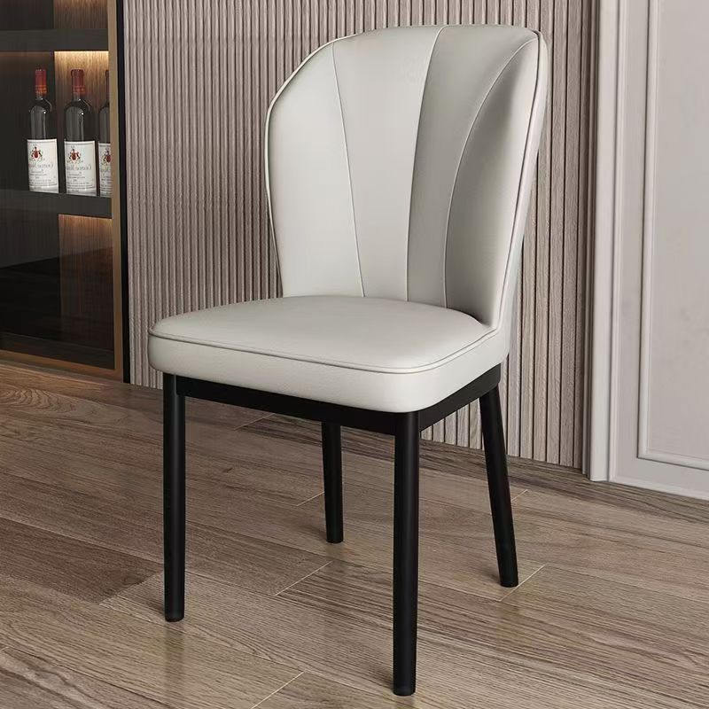 Dining Chair Cream Style Home Light Luxury Dining Table and Chairs Hotel Soft Chair Backrest Home Coffee Leisure Restaurant Chair