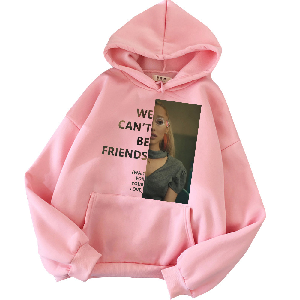 Ariana Grande Wait For Your Love Hoodie Man Woman Harajuku L