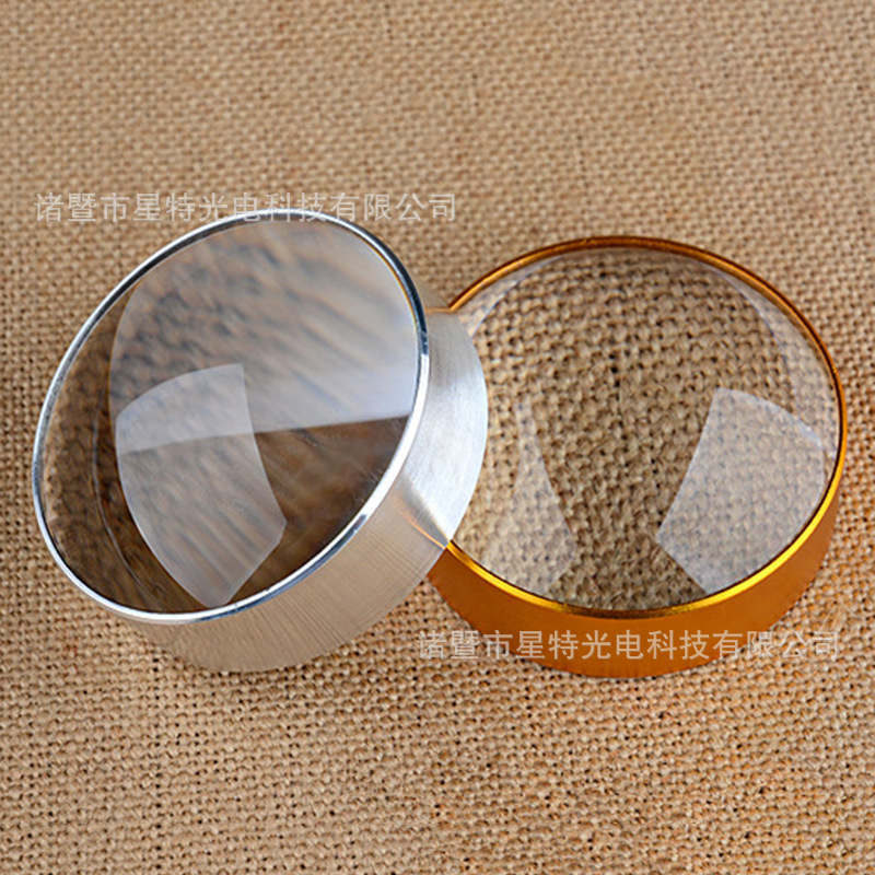 星特K9光学镜片桌面文镇镜50mm60mm办公桌镇纸石阅读便携式放大镜