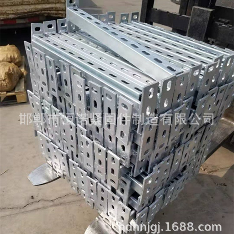 河北41*41预埋槽道 托臂支架 热镀锌抗震支架 厂家现货