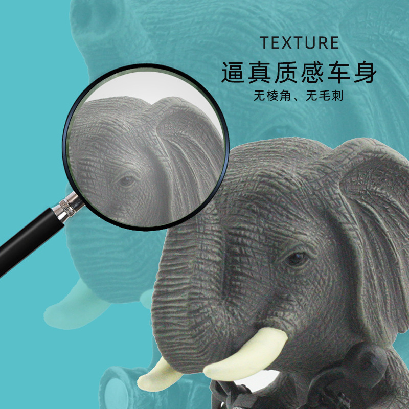 Transfronteriza Amazon modelo animal motocicleta modelo animal cabeza giratoria locomotora inercia adelante coche de juguete