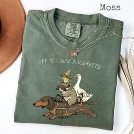 Q 88660 Funny Graphic Short Sleeve T-Shirt HumorousT恤