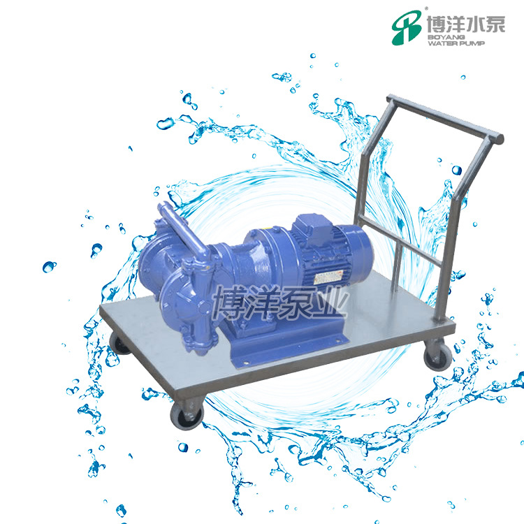 电动无堵塞电动隔膜泵，DBY高品质铸铁防爆电动隔膜泵