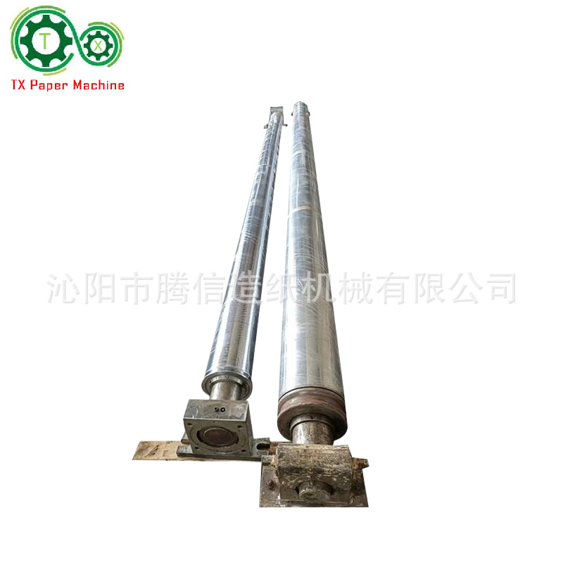 卷纸机造纸机配件可调节弯度镀铬不锈钢弧形辊