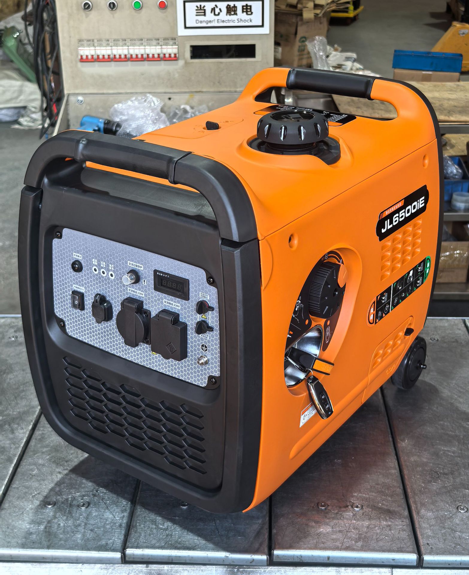 Silent Gasoline Generator, High-Power Automatic 220V Household Outdoor Camping Portable Small Generator for Stall Use