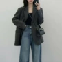 气质休闲灰色西装西服