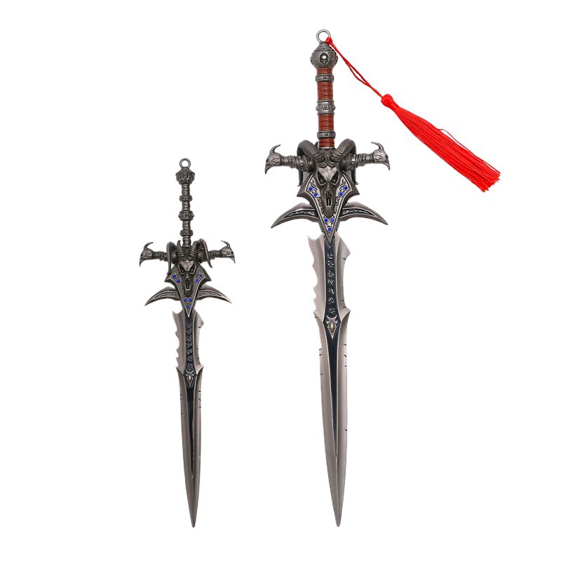 Игра Warcraft, посвященная Lich King Frost: Sorrow 22CM, модель оружия, цельнометаллическое украшение