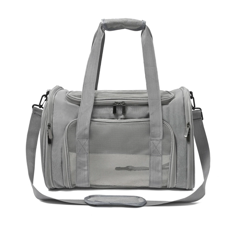 Всестороннее отверстие, дышащие домашние животные, выходная сумка, небольшая собака, кошка, легко сложенная на открытом воздухе