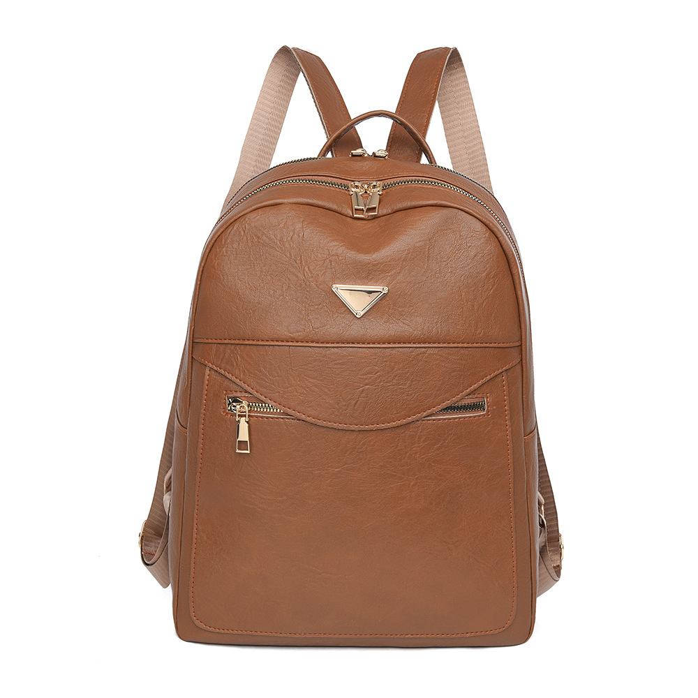 Bolsos para mujer 2025 nueva mochila de PU para mujer coreana Mochila de viaje al aire libre de todo fósforo de moda Mochila escolar para estudiantes universitarios