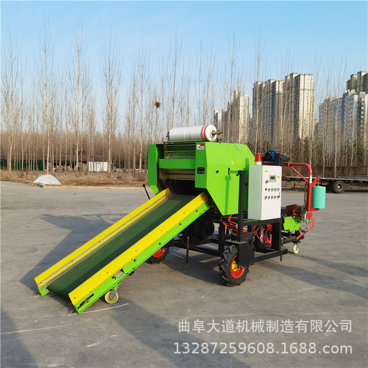 玉米秸秆液压打包机 玉米秸秆青储打捆机 玉米秸秆青储青贮打包机