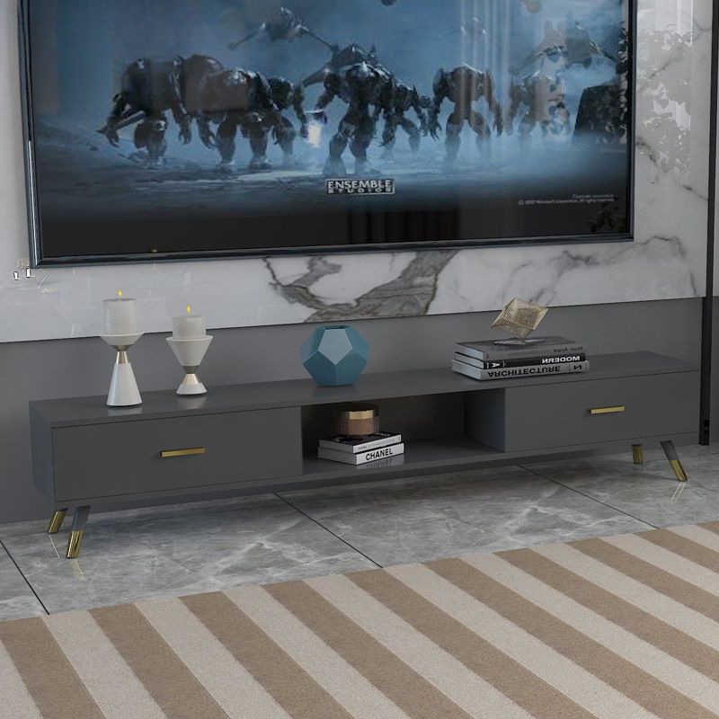 나무 TV 캐비닛: 160 아이언 그레이