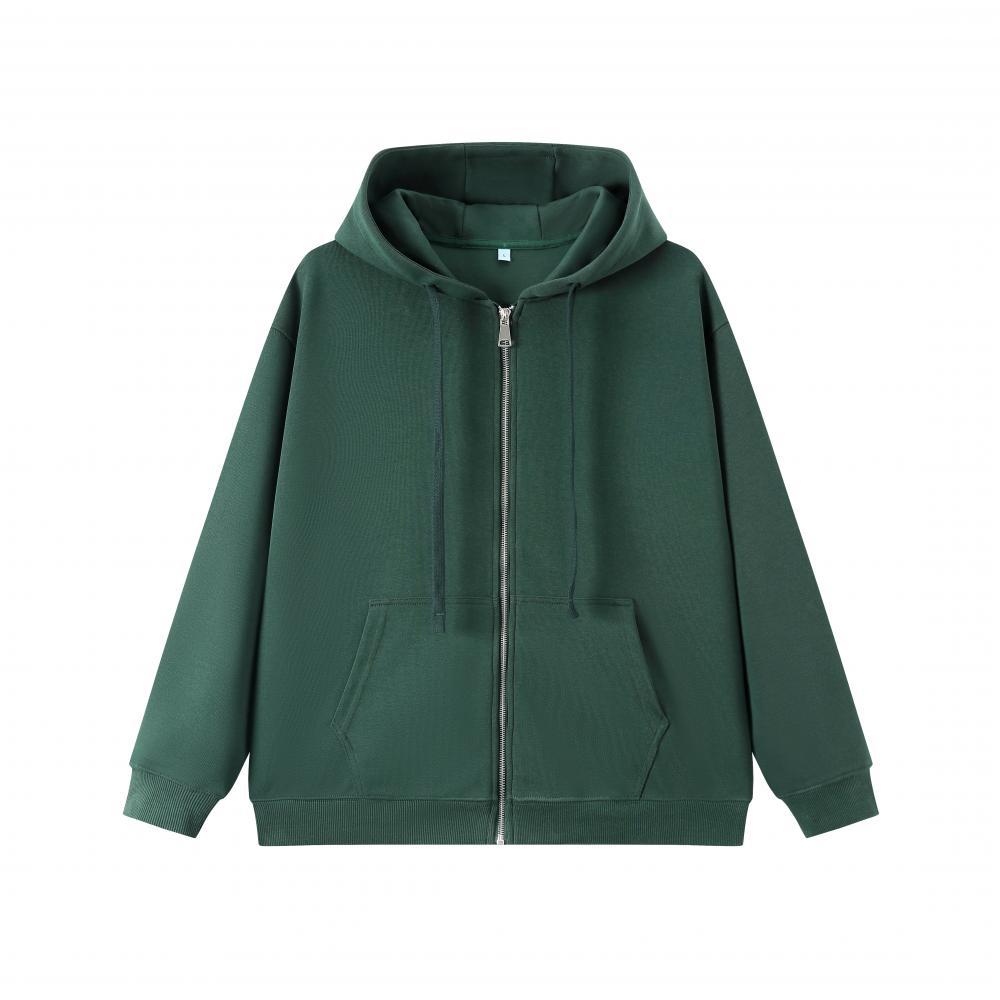 Peso pesado algodón isla 330g chaqueta de cuello redondo marca de moda chaqueta de impresión de otoño y invierno chaqueta