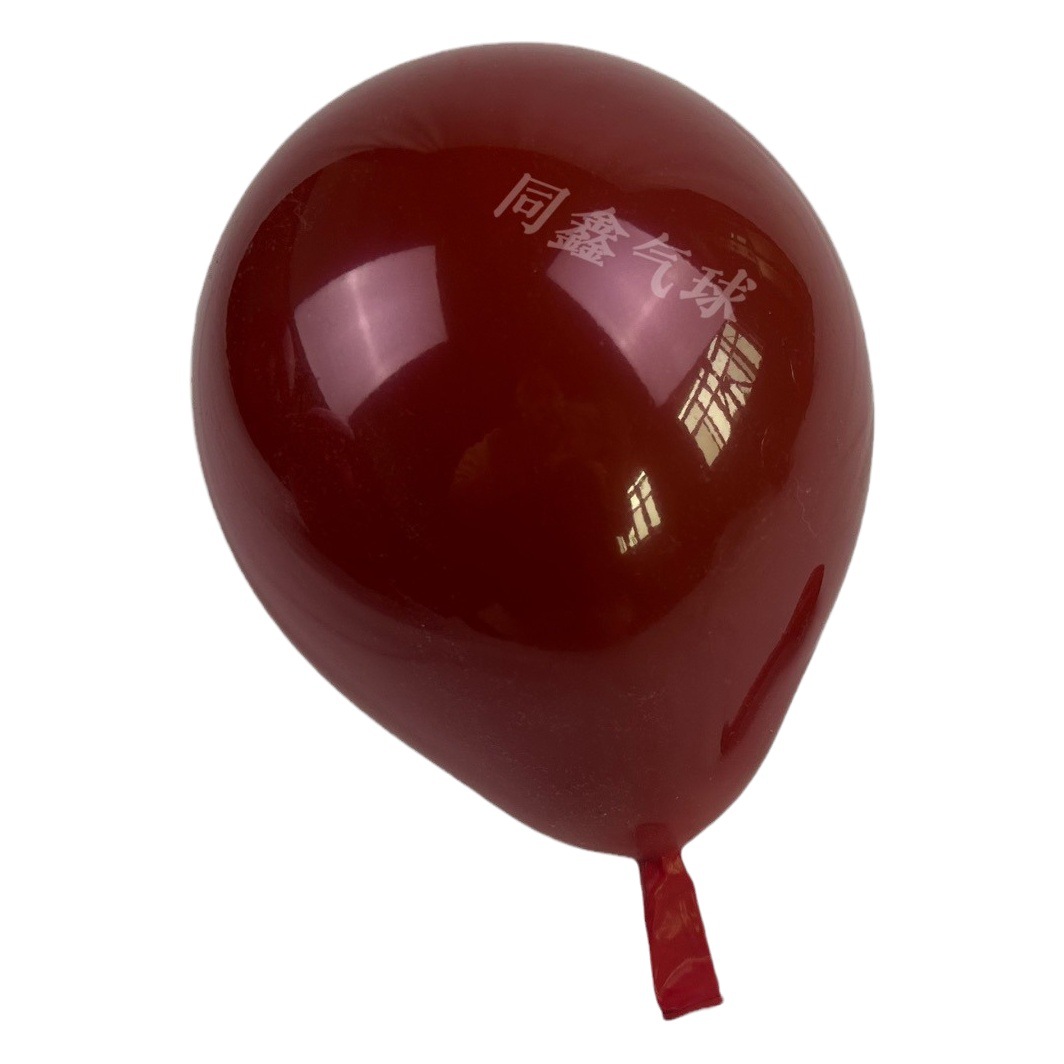 18 pulgadas 12 pulgadas 10 pulgadas 5 pulgadas de doble capa Granada rojo rubí globo conjunto bola decoración de la boda globo de doble capa