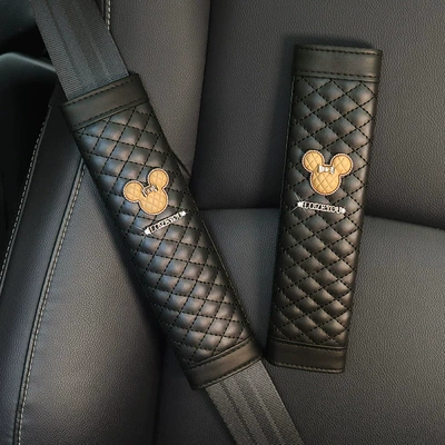 Seat belt shoulder pad — Children's Car Inner Shoulder Cover - pair-light-khaki-qiqi-head-shoulder-covers