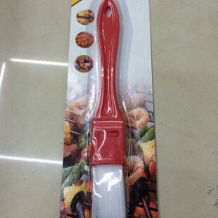 NX050-2 Single Small Gourd Handle Barbecue Brush Food Grade Pig Hair Brush Oil Brush Plastic Silicone Handle Brush
