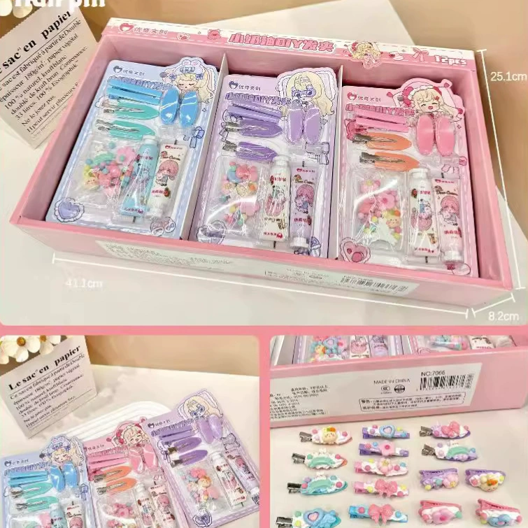 Youqi Creation Маленькая серия заколок для волос для мультфильмов