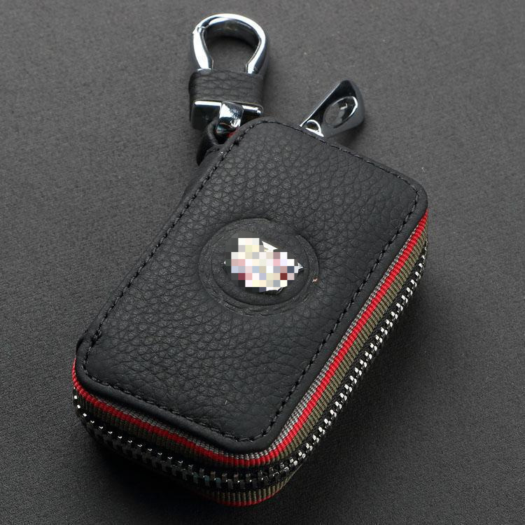 Factory direct car key bag fashion litchi pattern key bag car supplies key bag