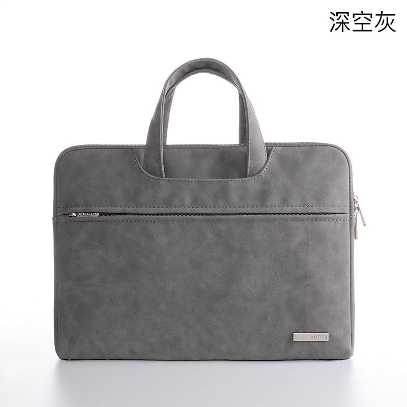 手提电脑包适用联想苹果macbook12笔记本air13/14内胆15.6女pro15|undefined