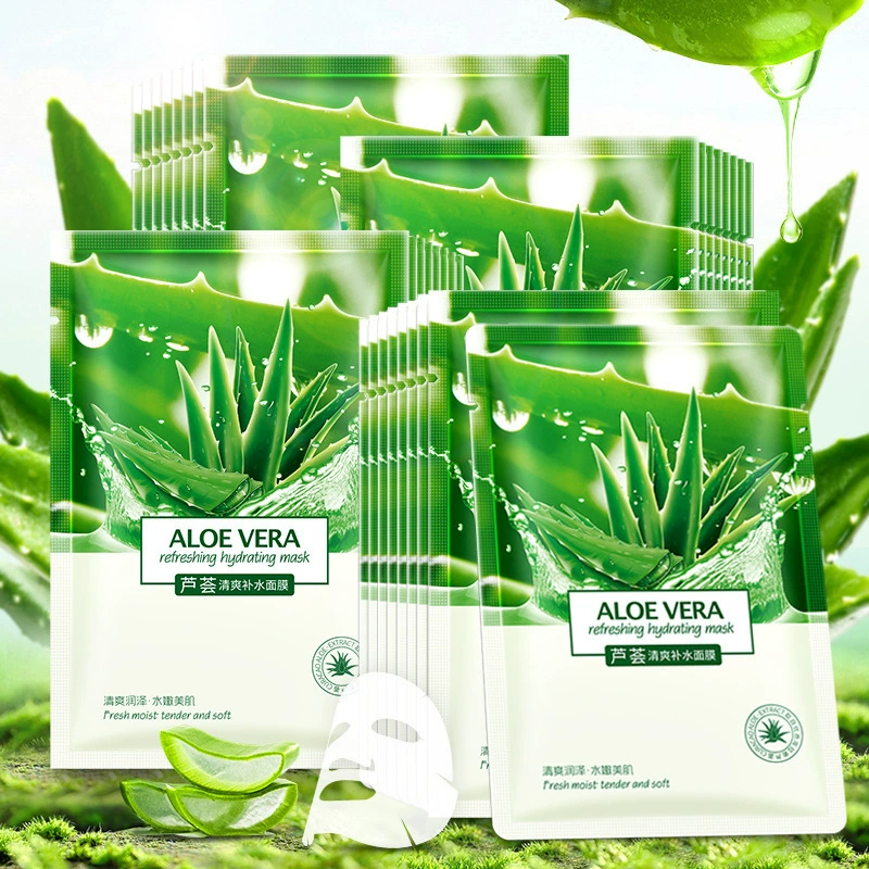 法意兰 Aloe vera gel, освежающая питательная увлажняющая маска для лица по уходу за кожей, оптовая