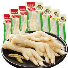 Là Sì Fāng Pickled Chicken Feet with Wild Chilies, Spicy Chicken Feet, Large Chicken Feet, Ready-to-Eat Chicken Feet in Soy Sauce, Spicy Preserved Food for Drinking, Small Snacks