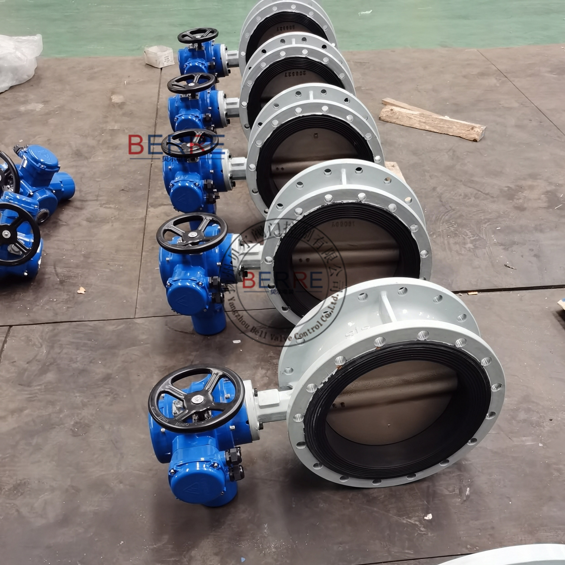 电动蝶阀 D941X-10Q,DN50,PN16电动执行器带开关反馈，380V