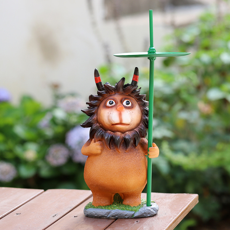 Outdoor Animal Mosquito-Repellent Incense Rack, Garden Courtyard Floor-Standing Lawn Mosquito-Repellent Iron Frame, Landscaping Resin Ornaments