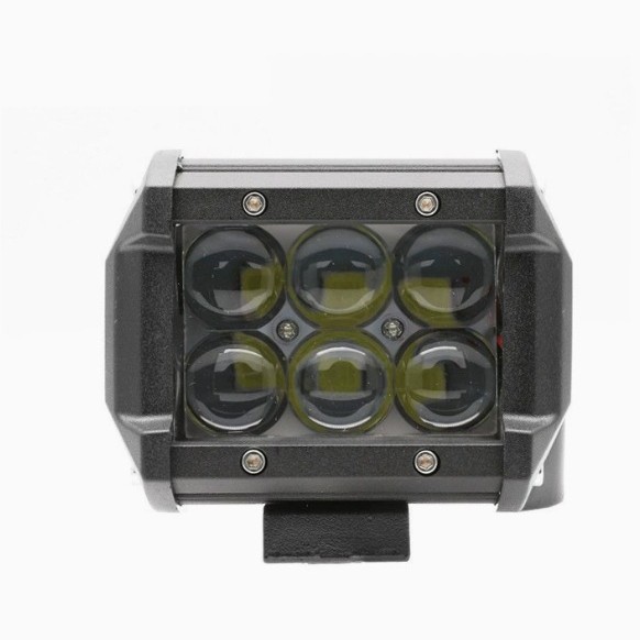Luz de trabajo LED para automóviles 4 pulgadas 4 filas 72w LED auxiliar luz de motocicleta image 4