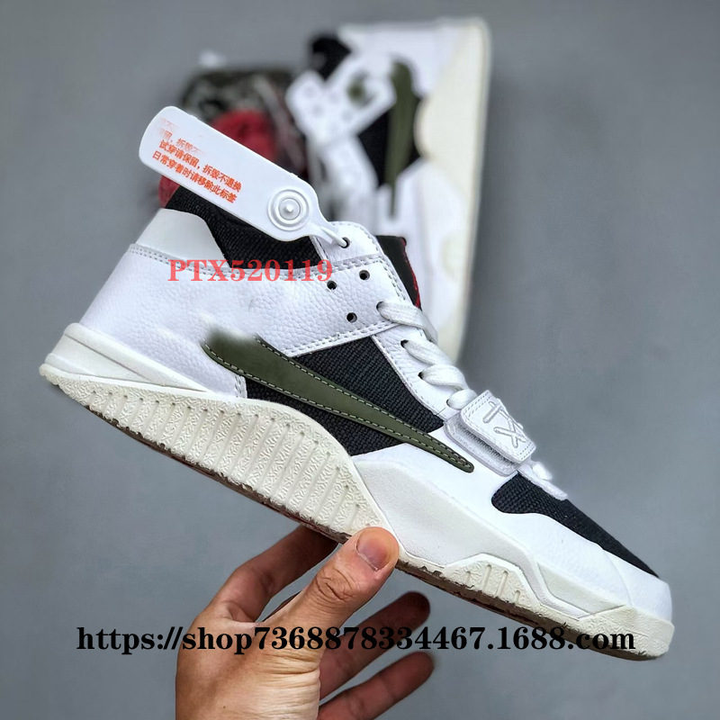 Zapatos Putian Cut original puro The Check x Travis Scott zapatillas de baloncesto para hombres y mujeres de marca compartida aj