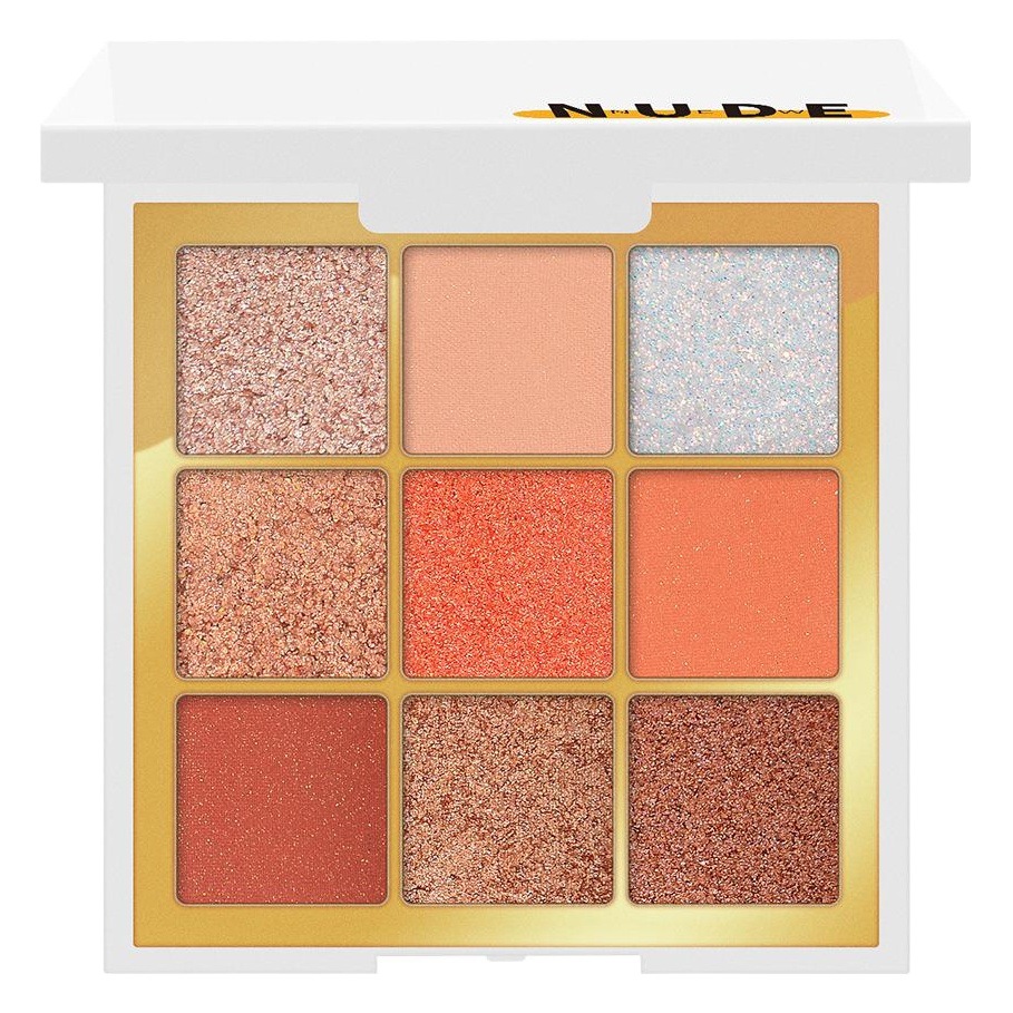 Nnuedwe Trendy Color Play Colorful Nine-Color Eye Shadow Palette Earth Color Pearlescent Matte Makeup Ins Eye Shadow for Women