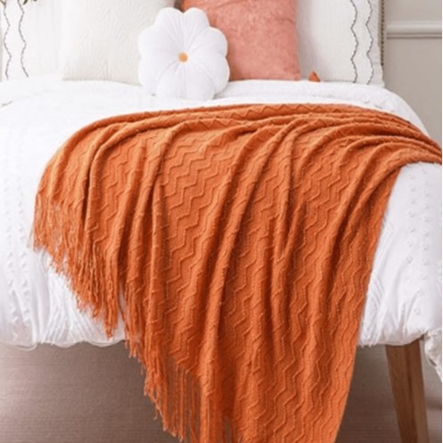 El comercio exterior transfronterizo amazónico tejido cubierta cubierta modelo de casa con toallas de cama cubierta decoración residencial