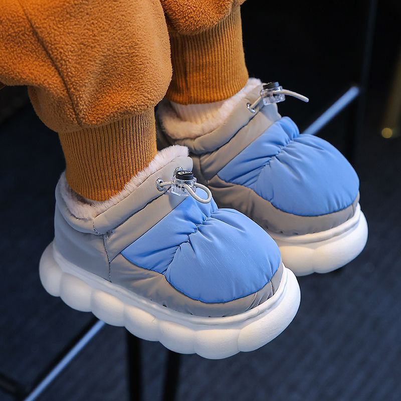 Children's Cotton Shoes Girls Autumn and Winter Simple Home Indoor and Outdoor Thickened Warm Boys' Snow Boots Children's Cotton Slippers