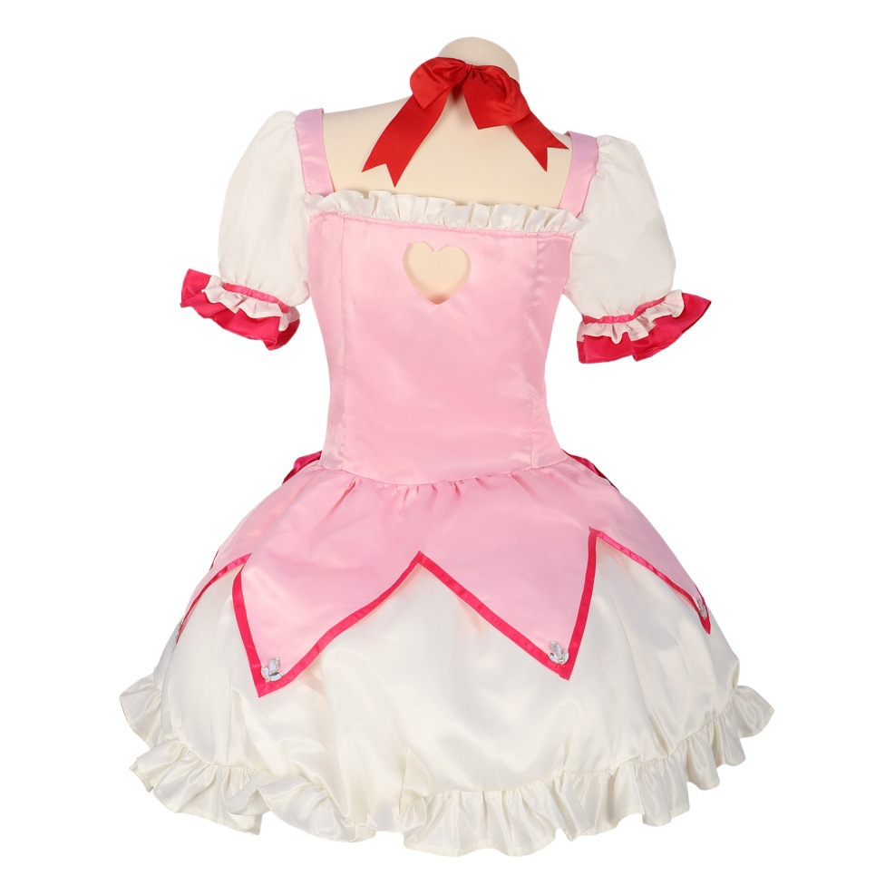 Disfraz de Magical Girl Madoka 5cos, conjunto completo de Kaname Madoka Anami, vestido de transformación para cosplay de batalla.