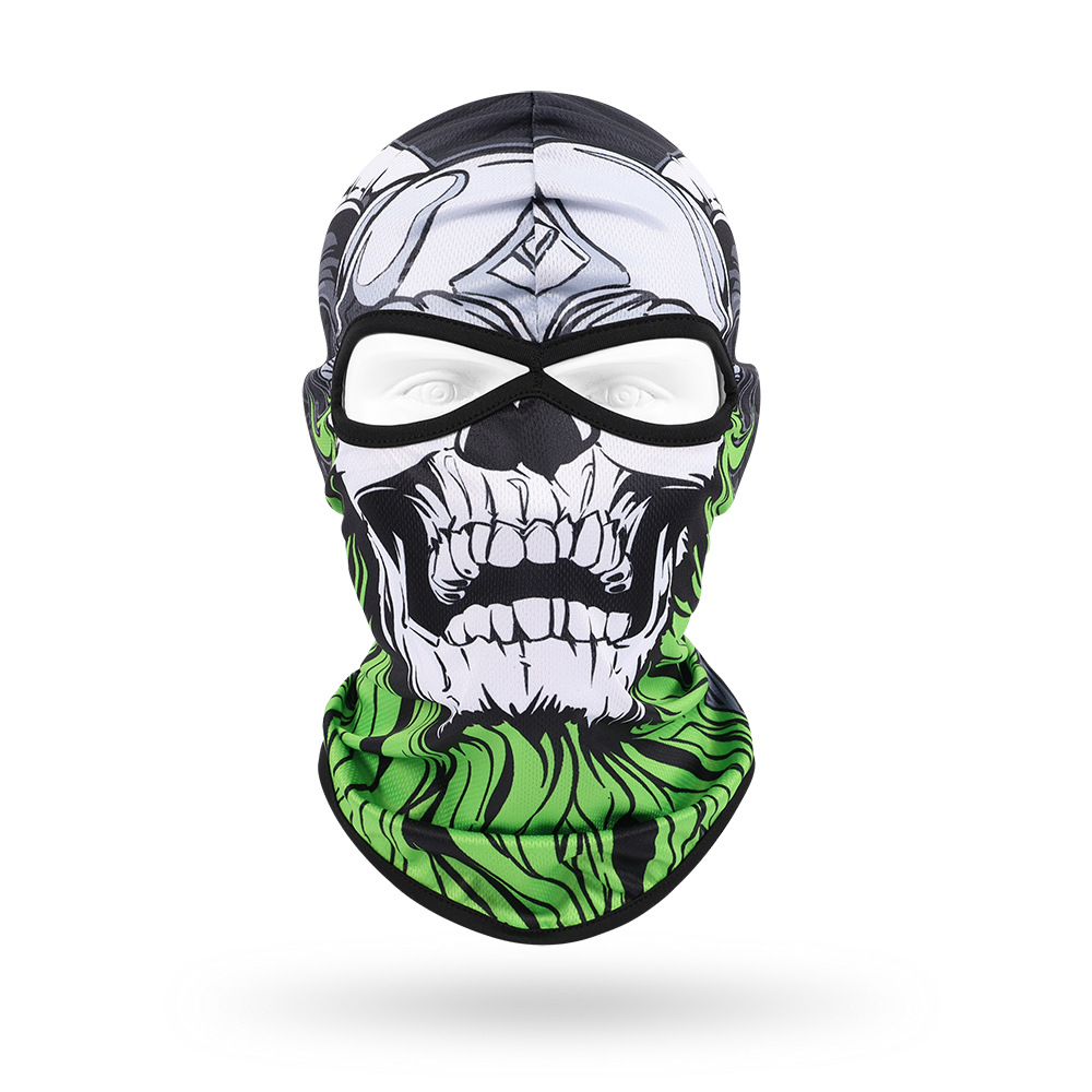 Motocicleta bicicleta equipo sudor absorbente transpirable cráneo cubierta deportes al aire libre collar ciclismo pesca máscara de protección solar