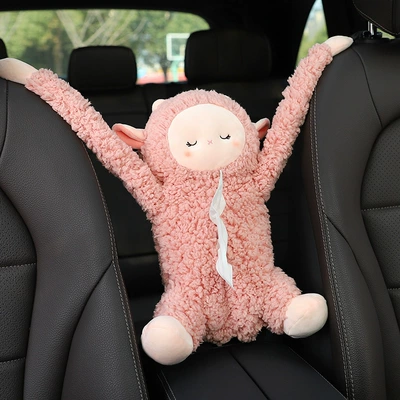 Doll car tissue box — Car tissue box/set - mengyun-lamb-seat-tissue-box