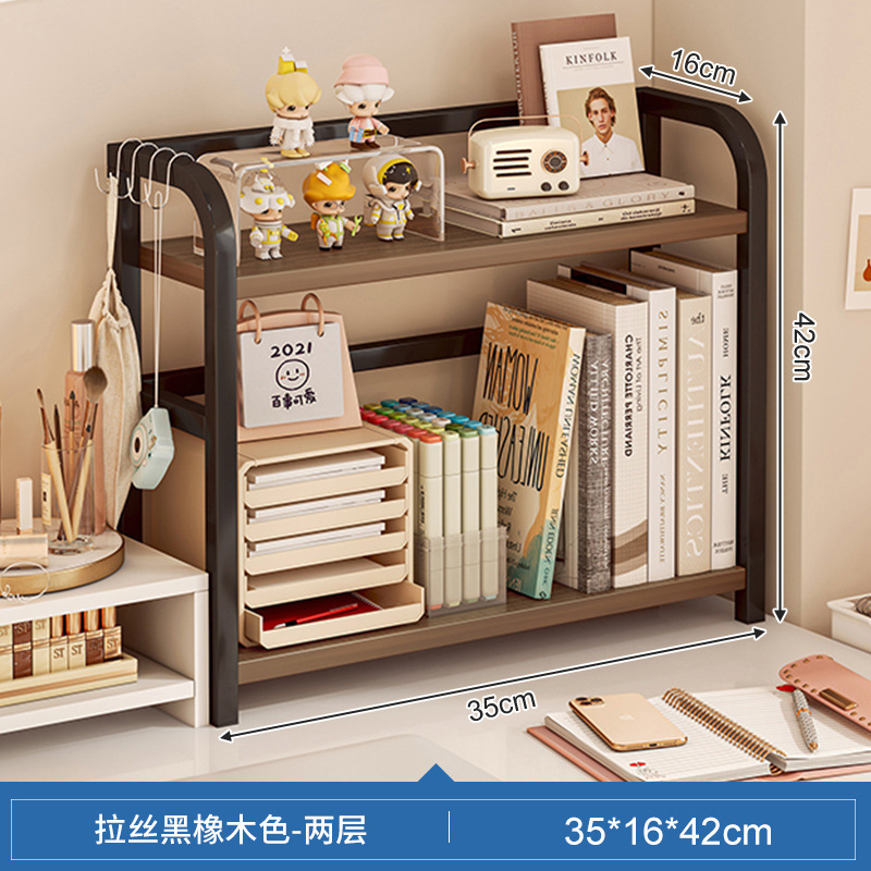 Estantería Escritorio Escritorio Escritorio Estante de almacenamiento Escritorio Oficina Dormitorio de estudiantes Libros Cosméticos Estante de acabado de hierro