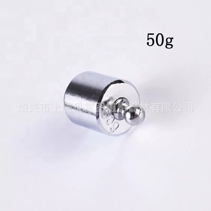 Цифровые весы для калибровки 50 г, хромированные, разделенные весы, лабораторные весы, стандартные весы класса M2