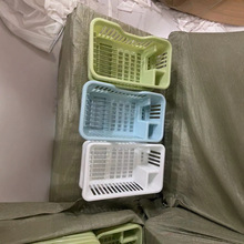加厚沥水碗架塑料单层滴水碗碟架碗筷收纳置物架厨房碗架收纳批发