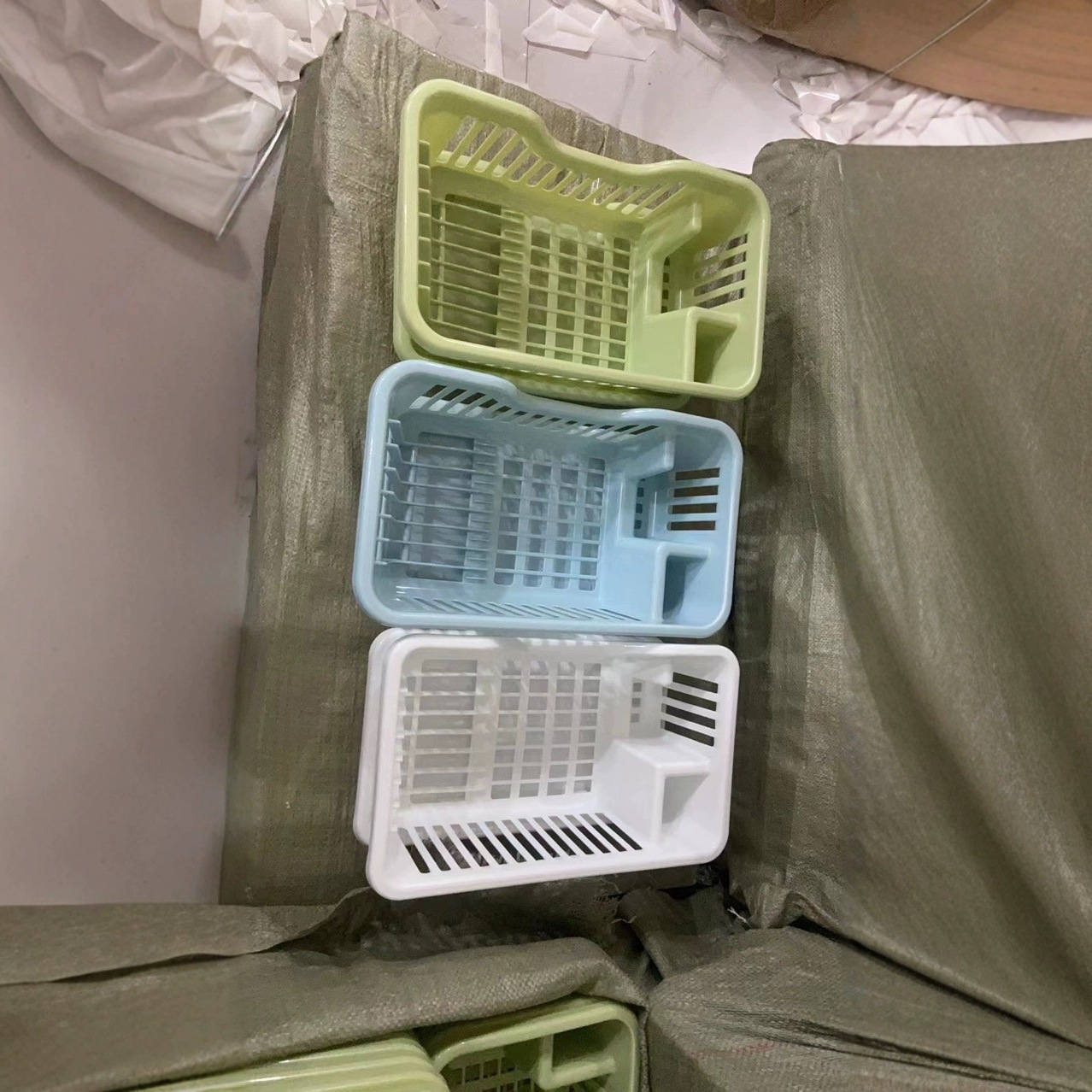 加厚沥水碗架塑料单层滴水碗碟架碗筷收纳置物架厨房碗架收纳批发